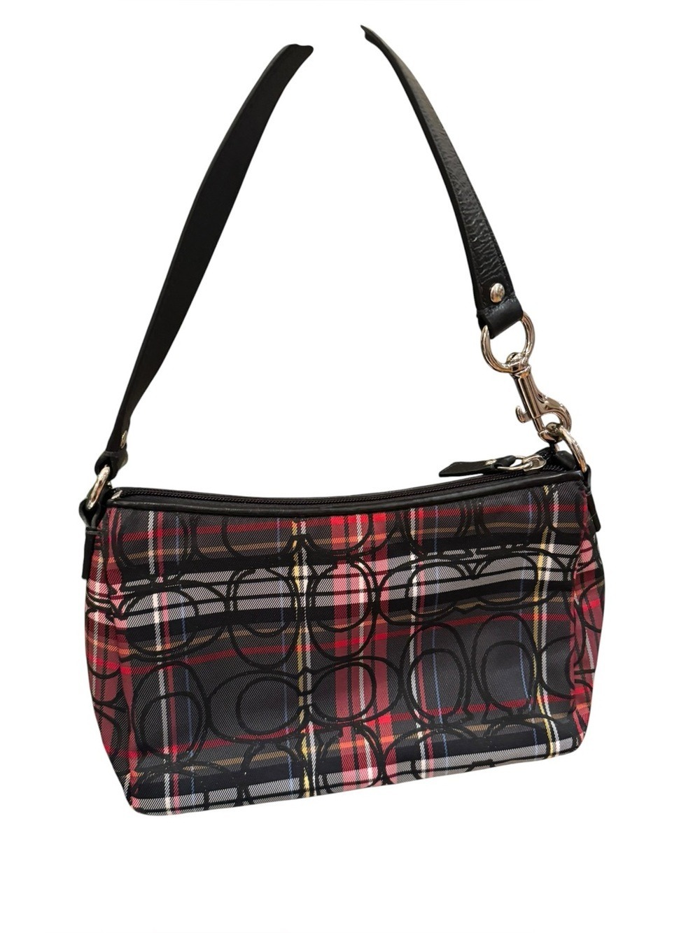 Coach Tartan Plaid Mini Shoulder Bag - Y2K Poppy Design - EUC - Picture 2 of 7